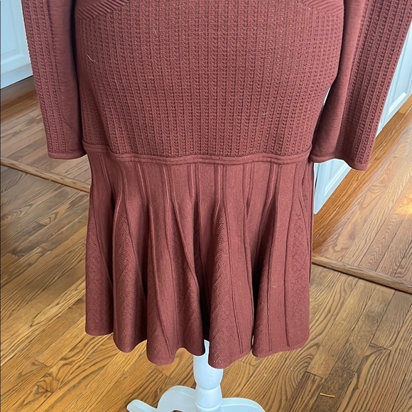 Roberto Cavalli Brown Turtleneck Light Sweater Dress - Picture 9 of 12